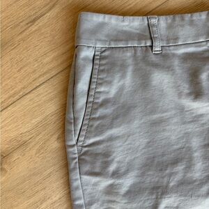 Ann Taylor Petite Gray Casual Chino Skirt